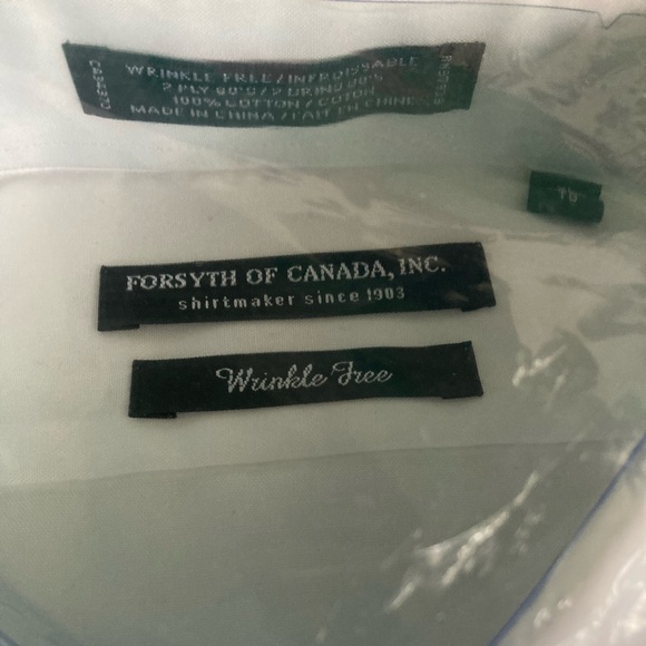 Forsyth of Canada wrinkle free dress shirt (XL) - Picture 2 of 5